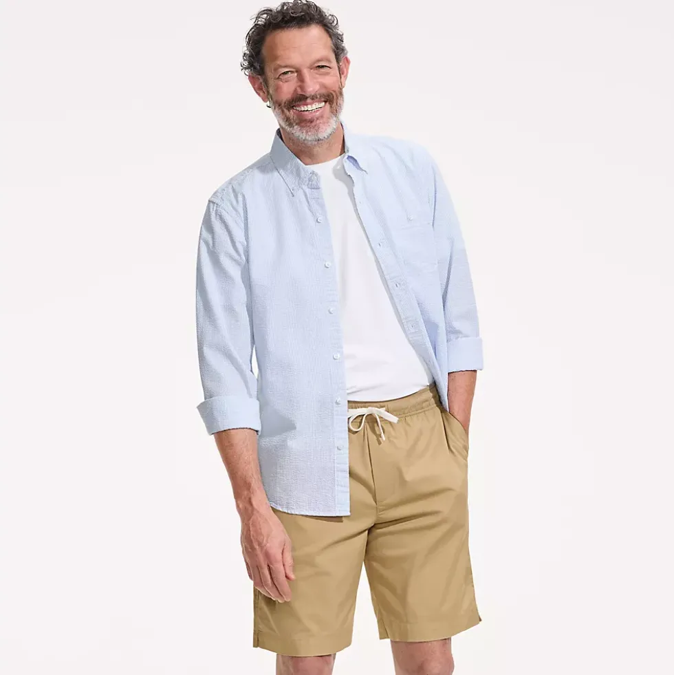 Men's 9" Classic Fit Lightweight Twill Deck Short