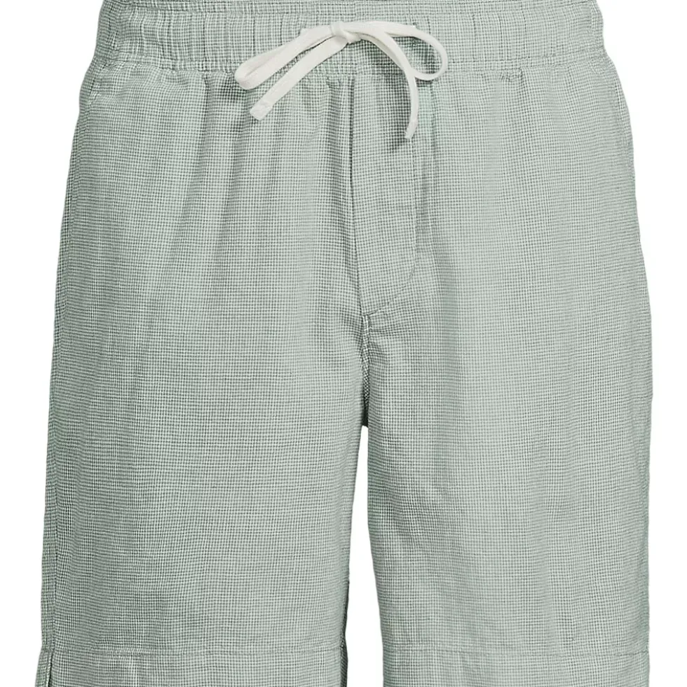 Men's 7" Classic Fit Linen Blend Deck Short