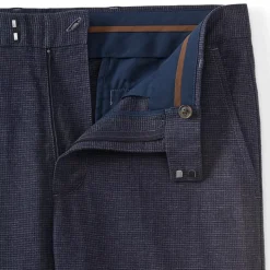 Men's Classic Fit Linen Blend Polished Trouser