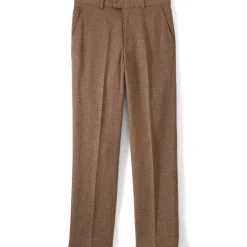 Men's Classic Fit Linen Blend Polished Trouser