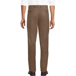 Men's Classic Fit Linen Blend Polished Trouser