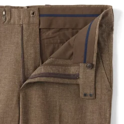 Men's Classic Fit Linen Blend Polished Trouser