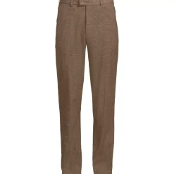 Men's Classic Fit Linen Blend Polished Trouser