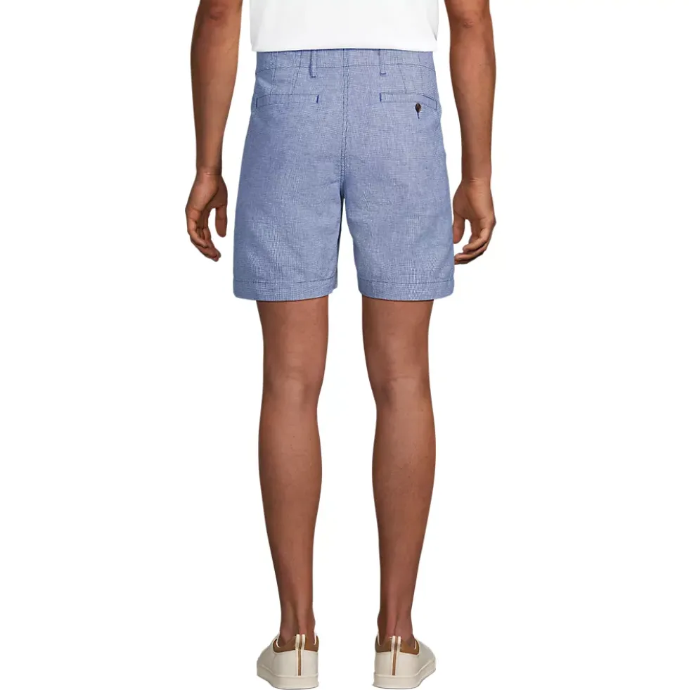Men's 7" Classic Fit Linen Cotton Short