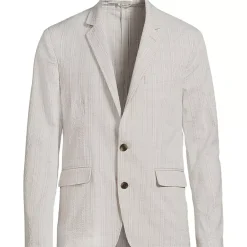 Men's Classic Fit Seersucker Blazer