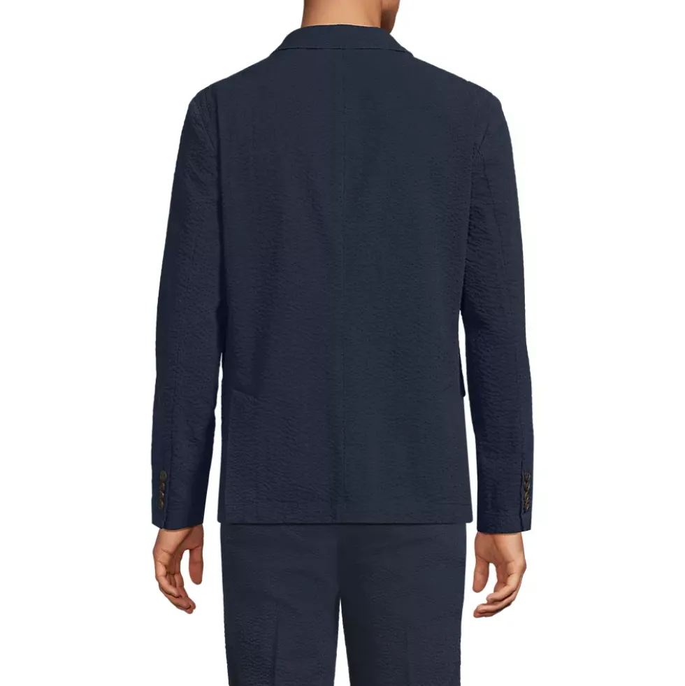 Men's Classic Fit Seersucker Blazer