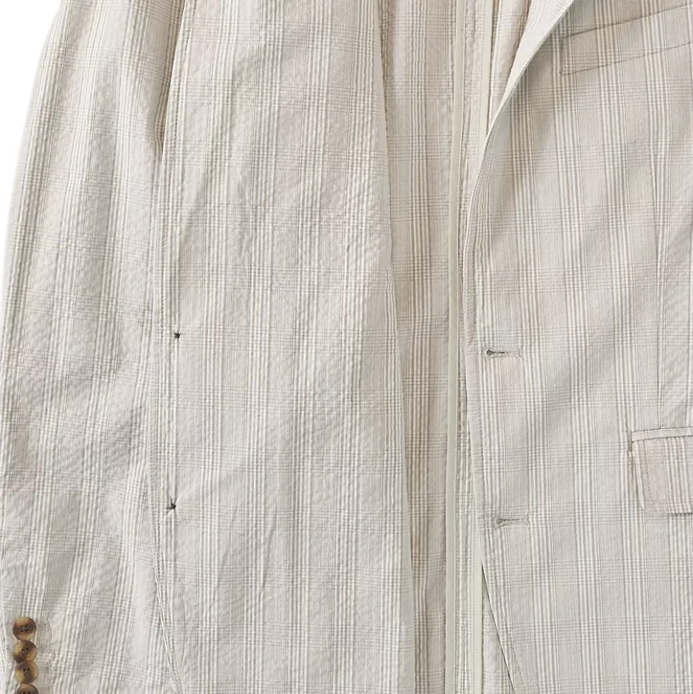 Men's Classic Fit Seersucker Blazer