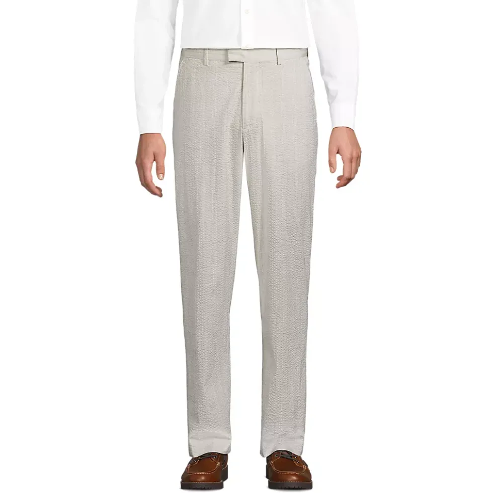 Men's Classic Fit Seersucker Polished Trouser