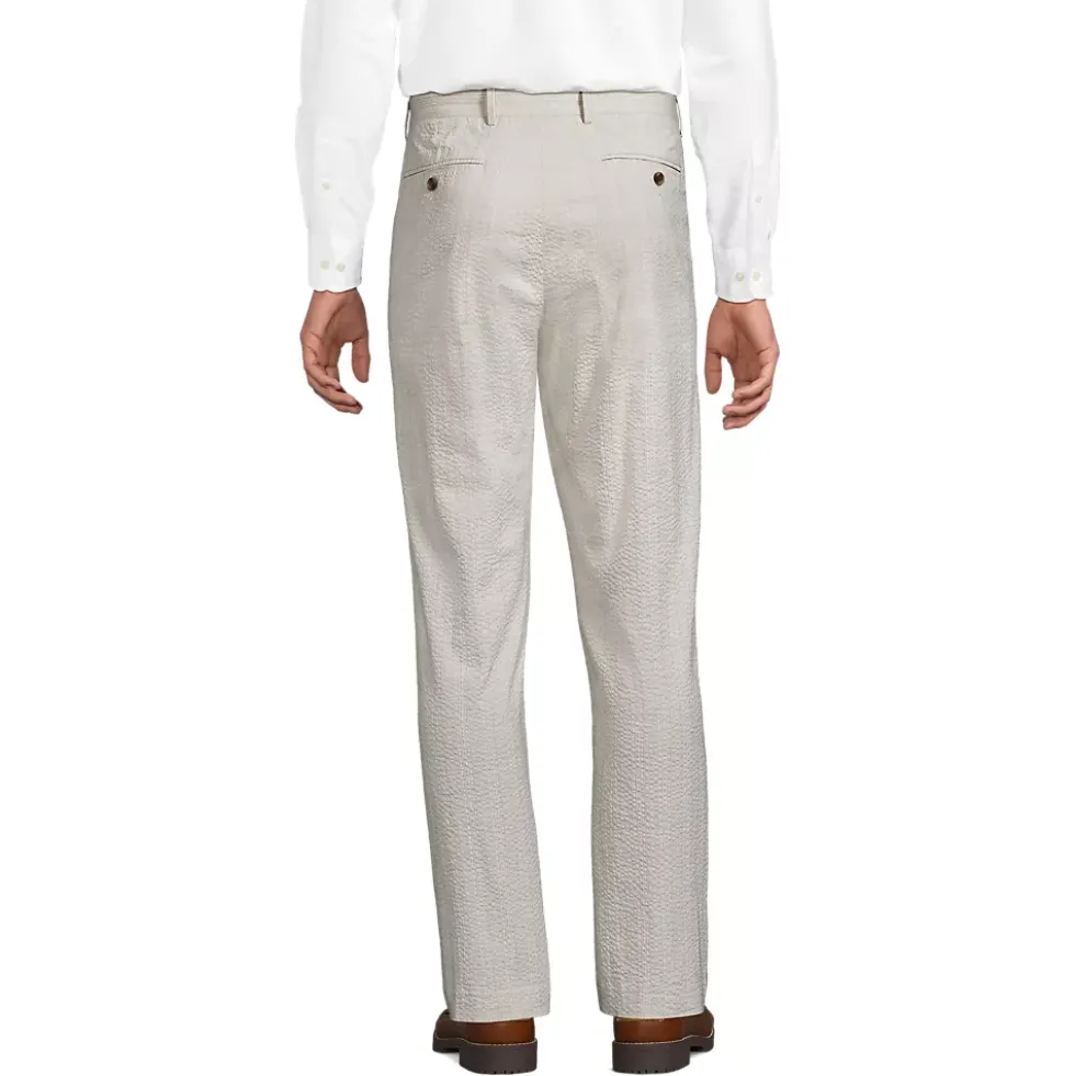 Men's Classic Fit Seersucker Polished Trouser
