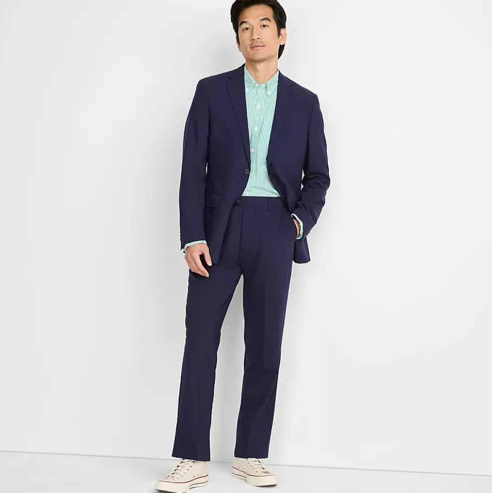 Men's Comfort Waist Year'rounder Stretch Wool Dress Pants