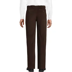 Men's Corduroy Comfort Waist Classic Fit Pleated Front Pant