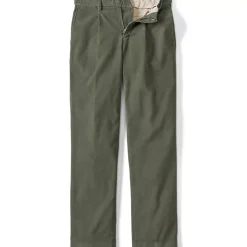 Men's Corduroy Comfort Waist Classic Fit Pleated Front Pant