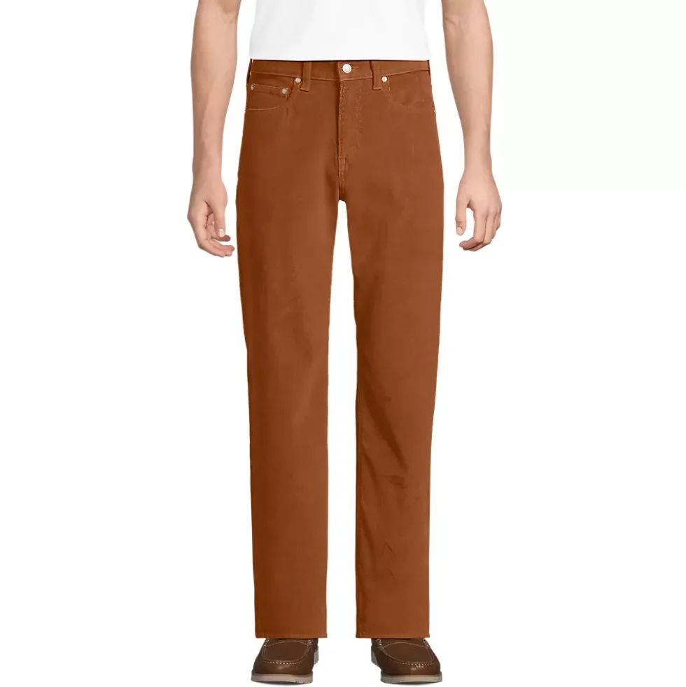 Men's Corduroy Comfort Waist Classic Fit 5 Pocket Pant