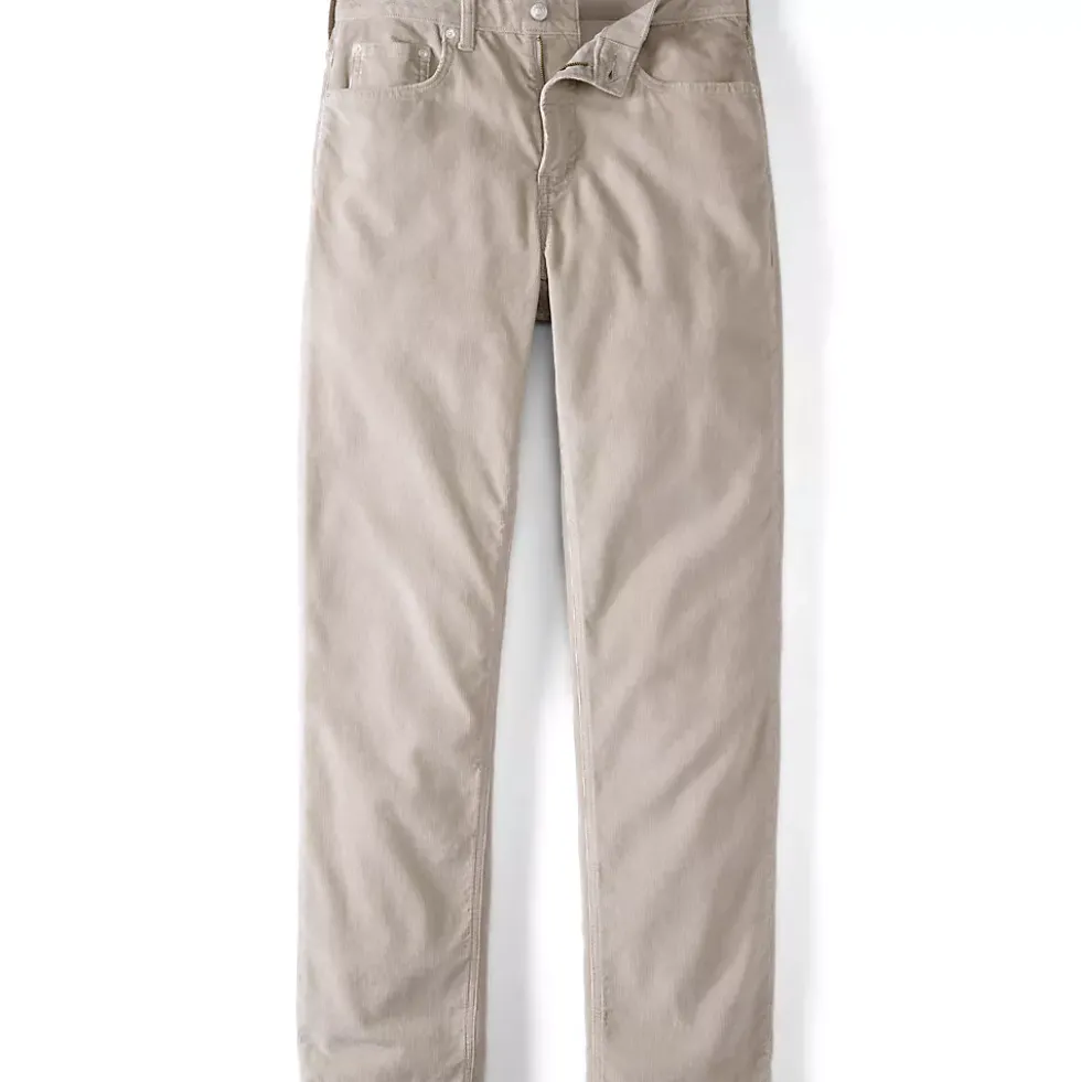 Men's Corduroy Comfort Waist Classic Fit 5 Pocket Pant