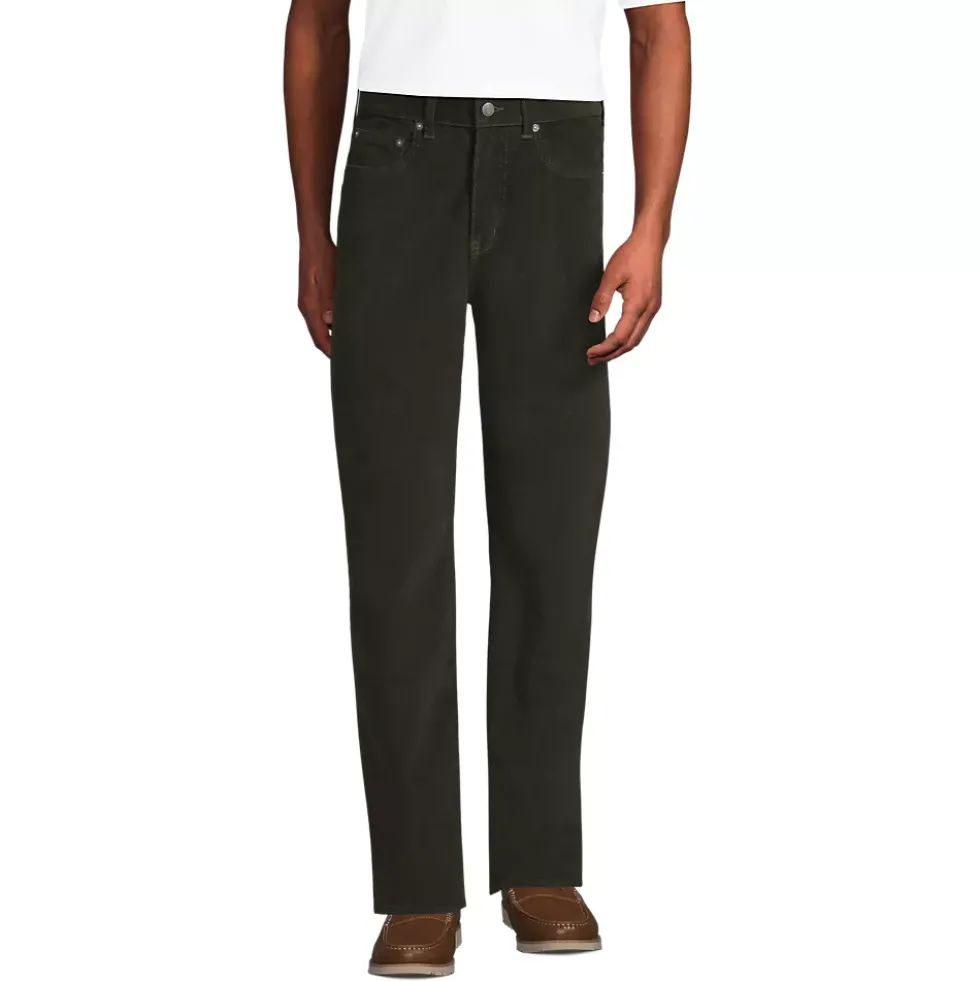 Men's Corduroy Comfort Waist Classic Fit 5 Pocket Pant