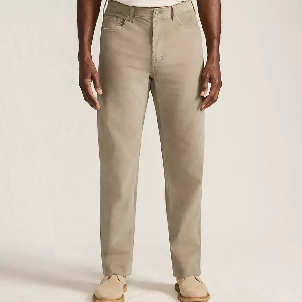 Men's Corduroy Comfort Waist Classic Fit 5 Pocket Pant