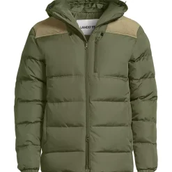 Men's Corduroy Max 600 Down Puffer Hooded Jacket