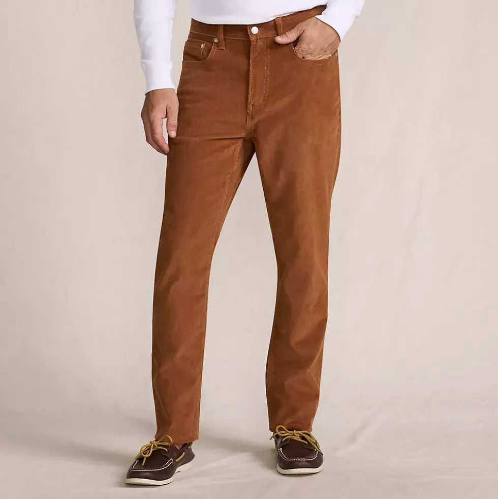 Men's Corduroy Slim Fit 5 Pocket Pant