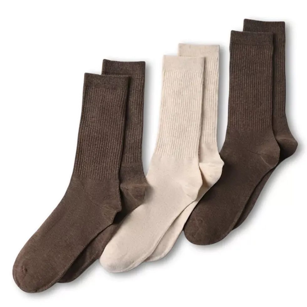 Men's Cotton Crew Socks 3 Pack