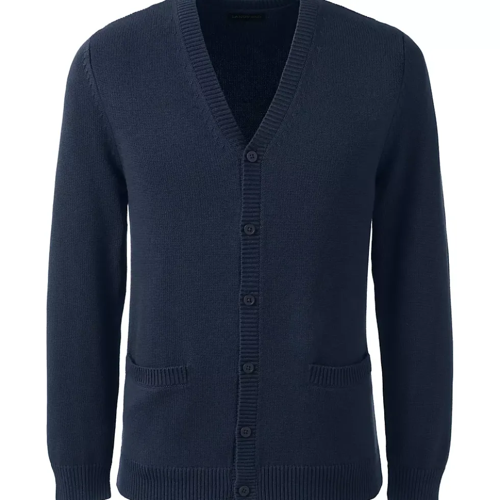 Men's Cotton Modal Button Front Cardigan Sweater