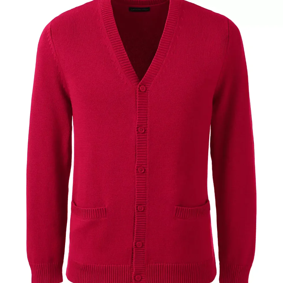 Men's Cotton Modal Button Front Cardigan Sweater