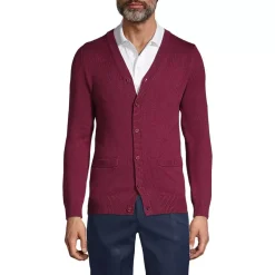 Men's Cotton Modal Button Front Cardigan Sweater