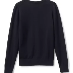 Men's Cotton Modal Fine Gauge V-neck Sweater