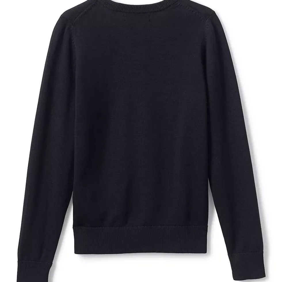 Men's Cotton Modal Fine Gauge V-neck Sweater