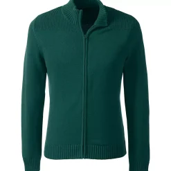 Men's Cotton Modal Zip Front Cardigan Sweater