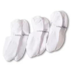 Men's Cotton No Show Socks 3 Pack