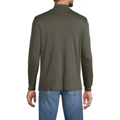 Men's Cotton Supima Mock Turtleneck