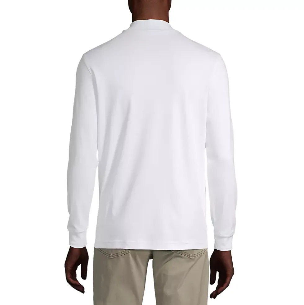 Men's Cotton Supima Mock Turtleneck