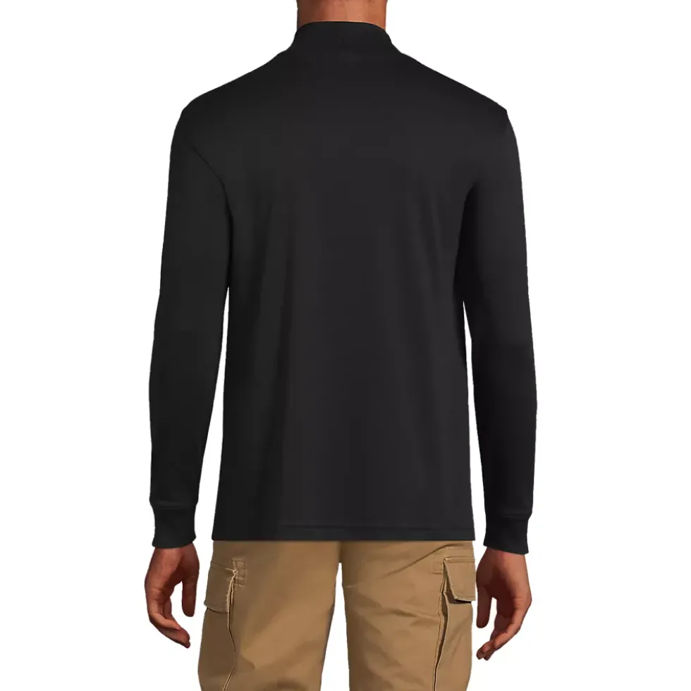 Men's Cotton Supima Mock Turtleneck