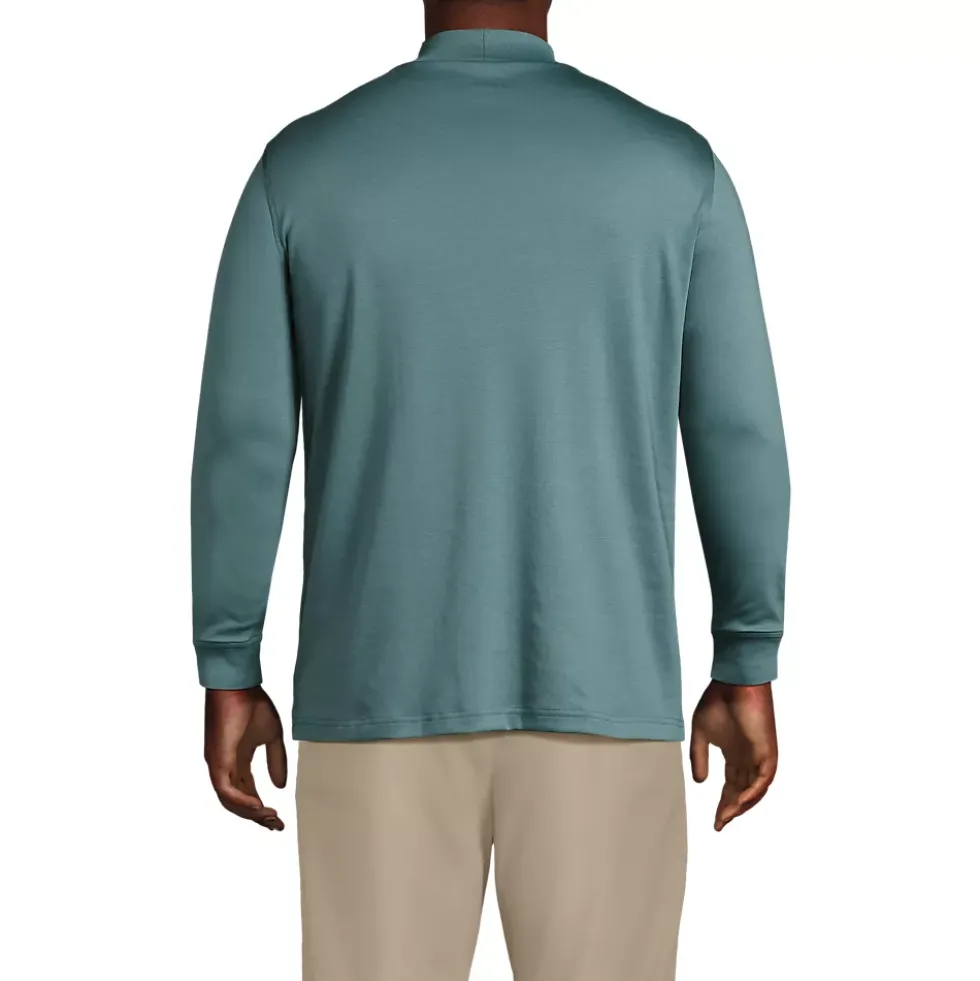Men's Cotton Supima Mock Turtleneck