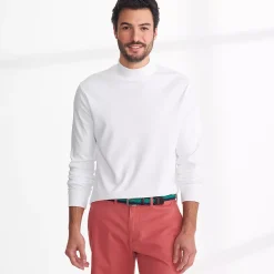 Men's Cotton Supima Mock Turtleneck