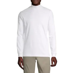 Men's Cotton Supima Mock Turtleneck