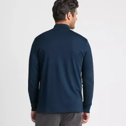 Men's Cotton Supima Mock Turtleneck