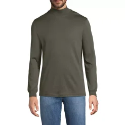 Men's Cotton Supima Mock Turtleneck
