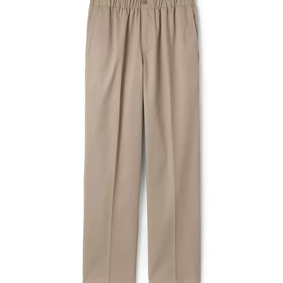 Men's Elastic Waist Pull-On Chino Pants