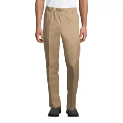 Men's Elastic Waist Pull-On Chino Pants