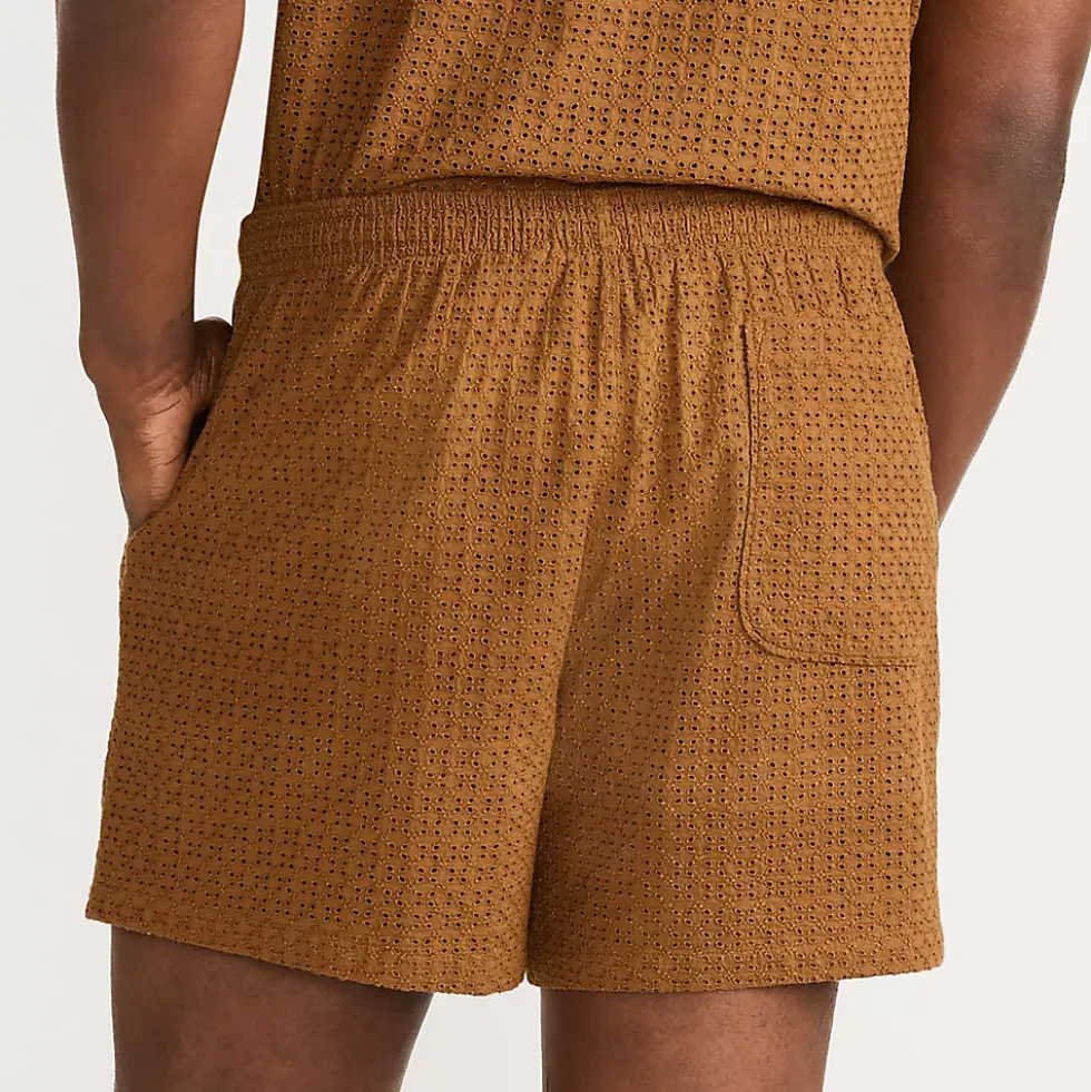 Men's 5.5" Eyelet Easy Shorts - Set Bottom