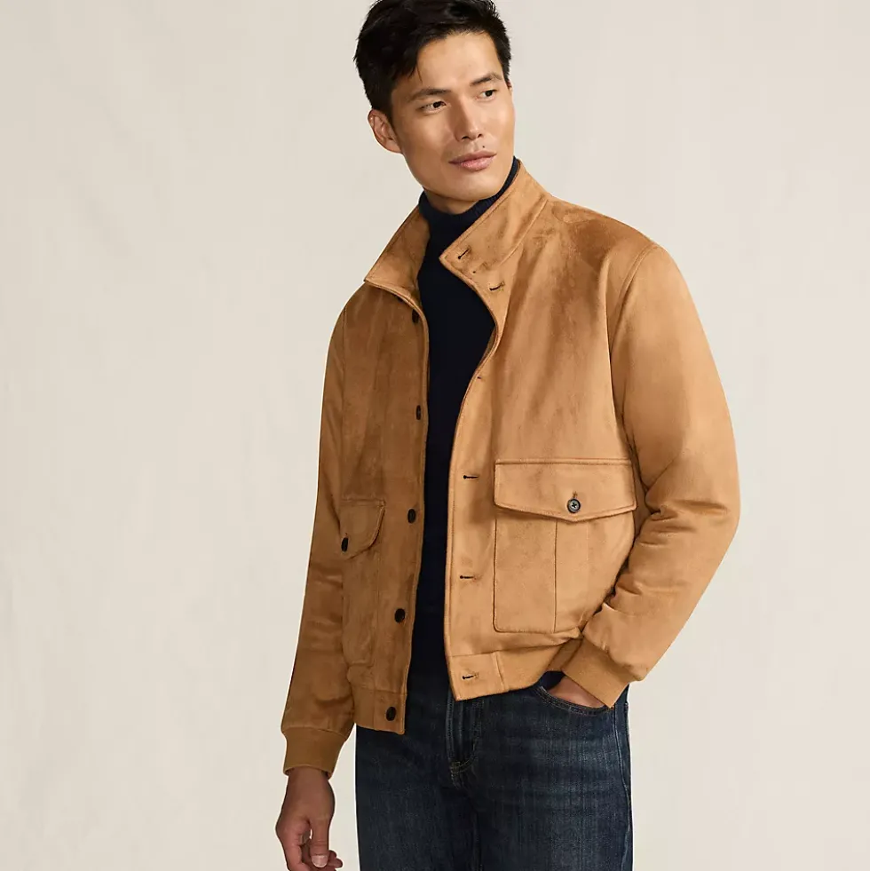 Men's Faux Suede Jacket
