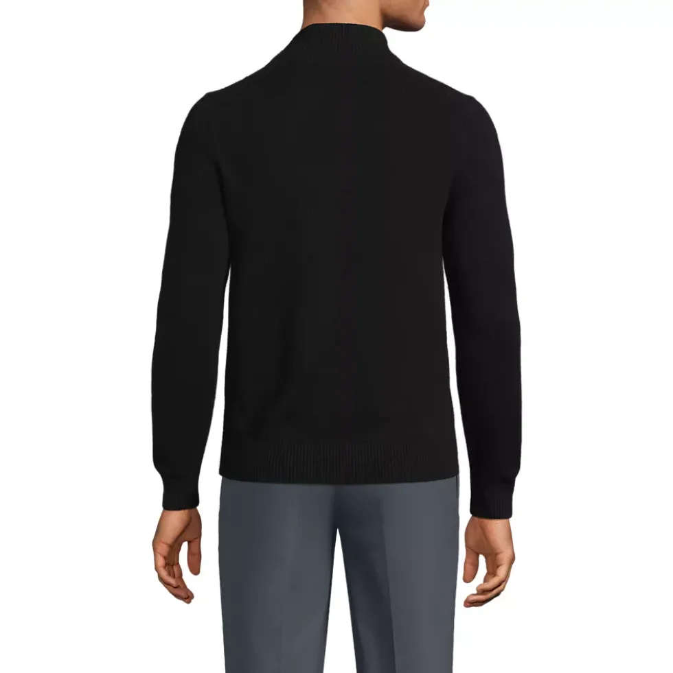 Men's Fine Gauge Cashmere Quarter Zip