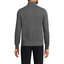 Men's Fine Gauge Cashmere Quarter Zip