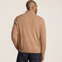 Men's Fine Gauge Cashmere Quarter Zip