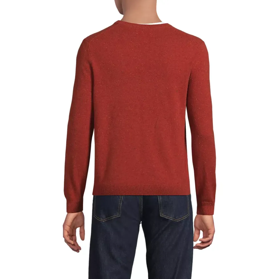 Men's Fine Gauge Cashmere V-neck Sweater