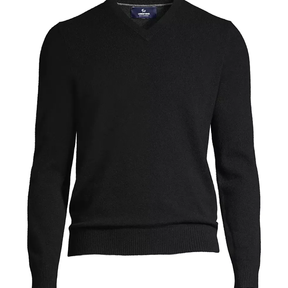 Men's Fine Gauge Cashmere V-neck Sweater