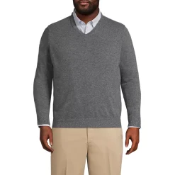 Men's Fine Gauge Cashmere V-neck Sweater