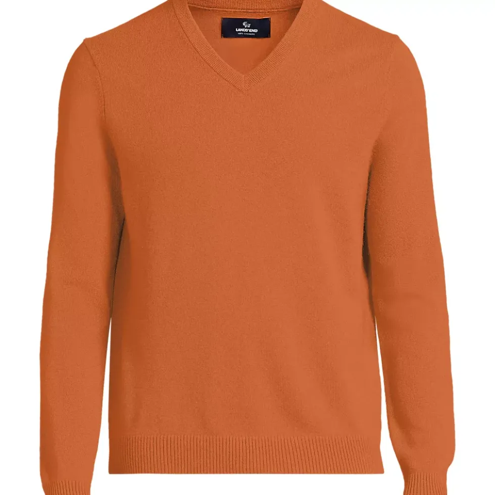 Men's Fine Gauge Cashmere V-neck Sweater