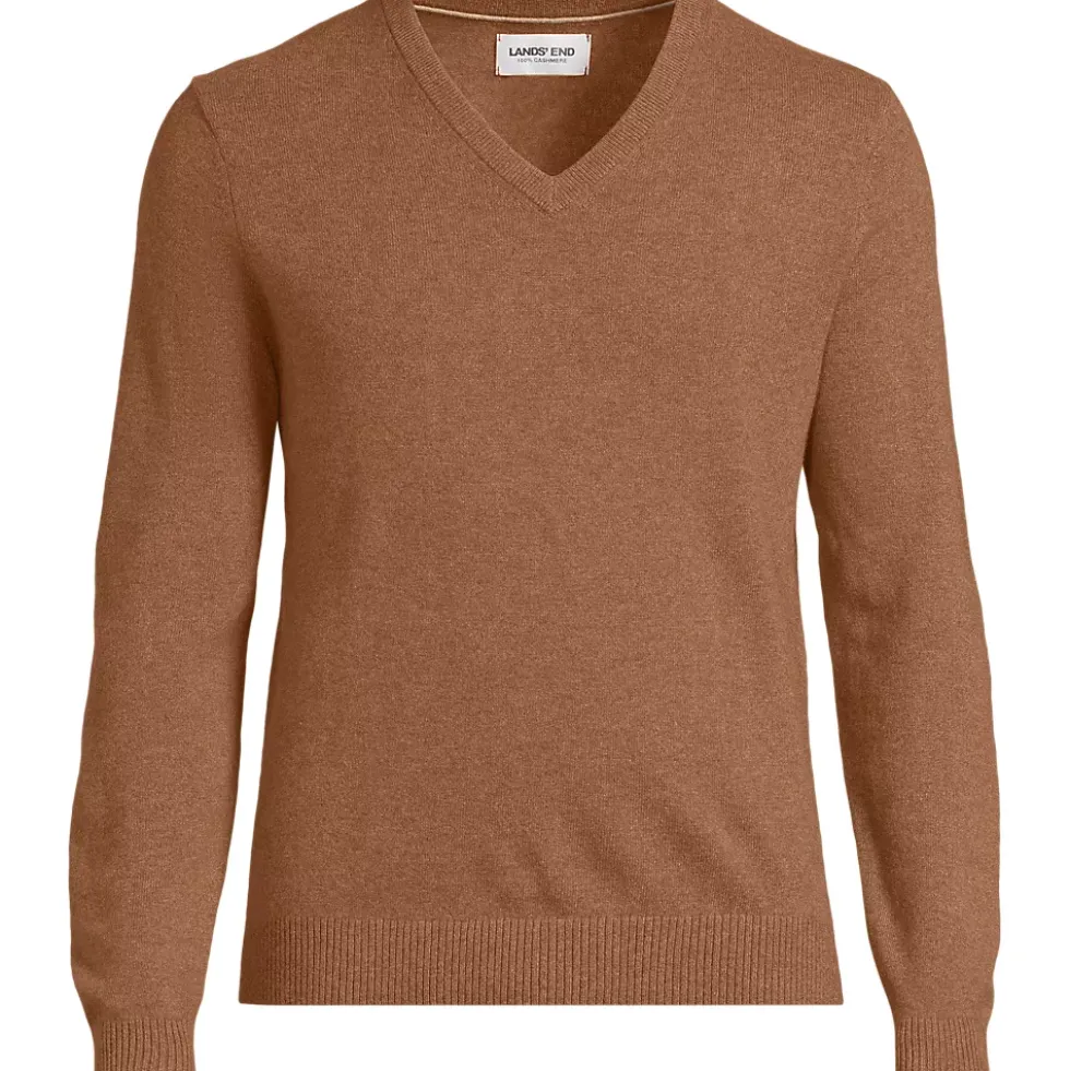 Men's Fine Gauge Cashmere V-neck Sweater